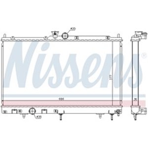 NISSENS 628968 - Engine radiator  Automat - Top1autovaruosad