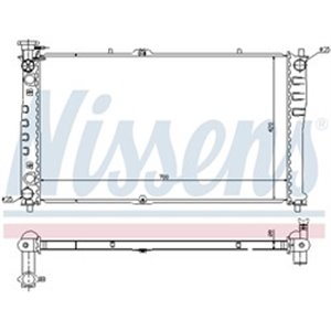 NIS 66641 Mootori radiaator sobib: KIA CARNIVAL I, CARNIVAL II 2.5 08.99 06