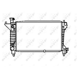 NRF 50254 Mootori radiaator sobib: FORD USA MUSTANG 3.8/4.9 09.93 07.99