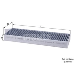 KNECHT LAK 428/S - Cabin filter with activated carbon fits: DS DS 5, DS 7; CITROEN BERLINGO, BERLINGO MULTISPACE, BERLINGO/MINIV