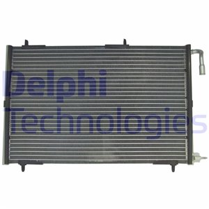 DELPHI TSP0225617 - A/C condenser fits: PEUGEOT 206, 206+ 1.1-2.0D 09.98-