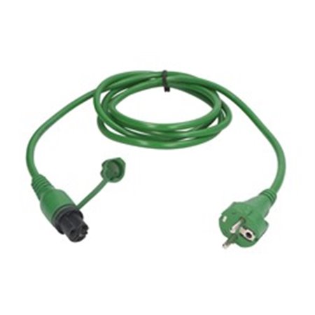 DEFA DEFA460920 - Extern kabel med stickpropp (längd: 2,5m, 230V grön färg)