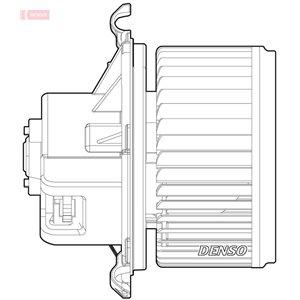 DENSO DEA09024 - Air blower fits: CITROEN JUMPER; FIAT DUCATO; PEUGEOT BOXER 2.0D-3.0D 04.06-