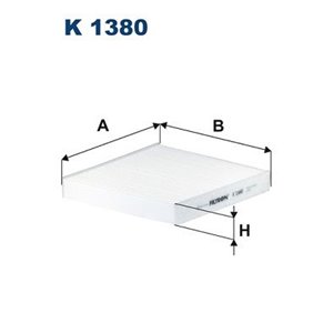 K 1380 Filter, kabin luft FILTRON - Top1autovaruosad