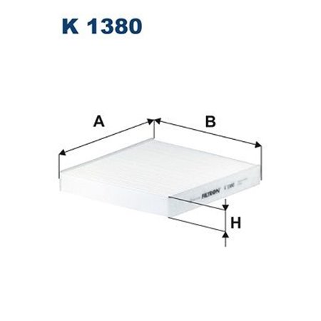 K 1380 Filter, kabin luft FILTRON