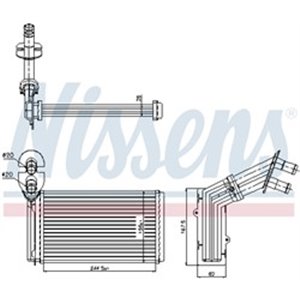 NIS 73973 Kütteseade sobib: FORD GALAXY I, GALAXY MK I SEAT ALHAMBRA VW S