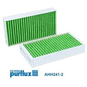 PURFLUX AHH241-2 - Cabin filter anti-allergic fits: MERCEDES GL (X164), M (W164), R (W251, V251) 3.0-6.2 02.05-12.14