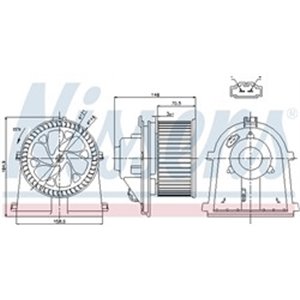 87022 Interior Blower NISSENS - Top1autovaruosad