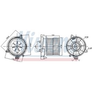 87311 Interior Blower NISSENS - Top1autovaruosad