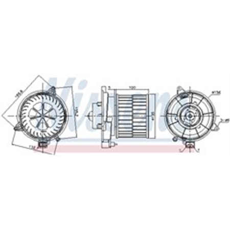 87311 Interior Blower NISSENS