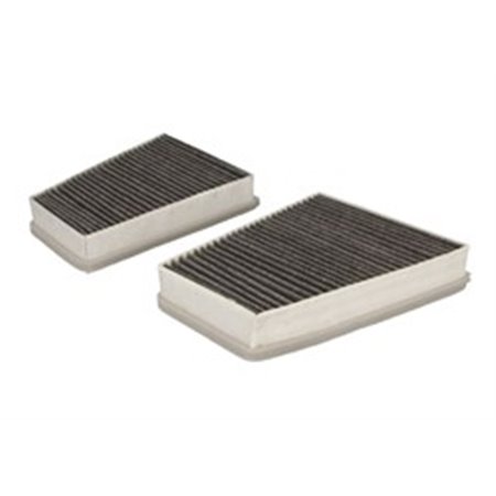 PUR-HC0148 Cabin filter (165x202x36mm, with activated carbon) fits: JOHN DEE