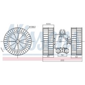 87212 Interior Blower NISSENS - Top1autovaruosad