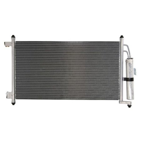 THERMOTEC KTT110074 - A/C condenser (with dryer) fits: NISSAN JUKE, MICRA III, TIIDA RENAULT MODUS 1.2-1.6 01.03-