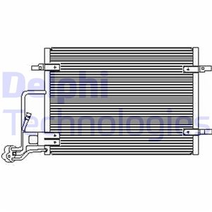 TSP0225453 Condenser, air conditioning DELPHI - Top1autovaruosad