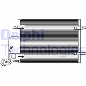 TSP0225453 Kondensor, luftkonditionering DELPHI - Top1autovaruosad