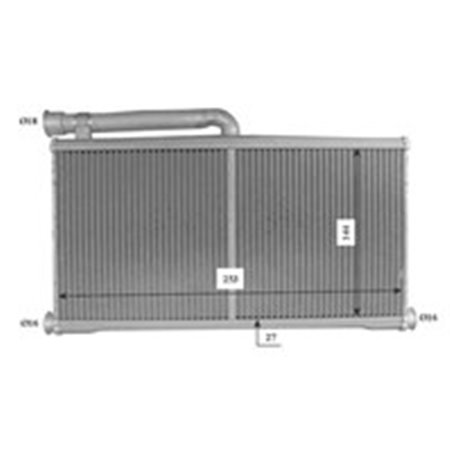 54206 Heat Exchanger, interior heating NRF