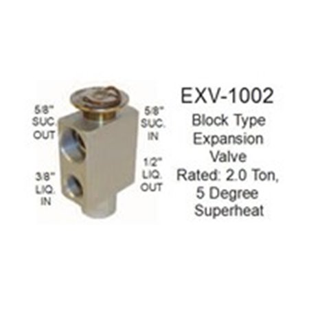SUNAIR EXV-1002 - Air conditioning valve fits: CLAAS FENDT MASSEY FERGUSON