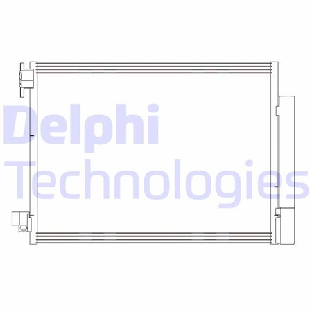 CF20415 Condenser, air conditioning DELPHI