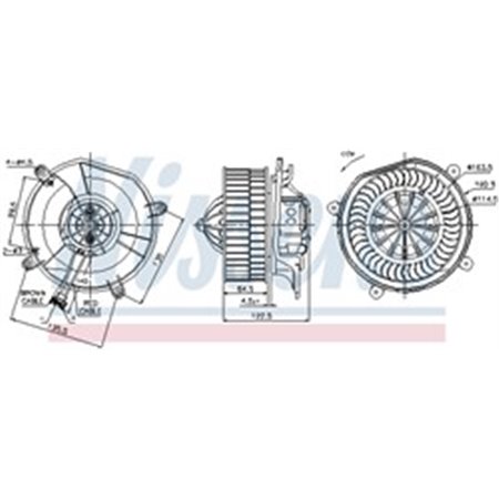 87103 Interior Blower NISSENS