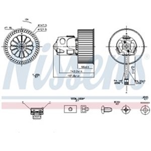 87240 Interior Blower NISSENS - Top1autovaruosad