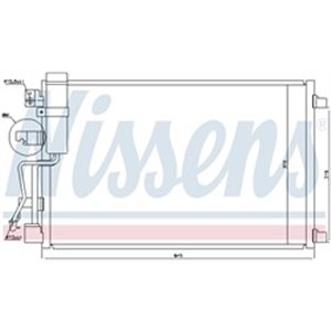 NISSENS 940041 - A/C condenser fits: NISSAN QASHQAI I 2.0D 02.07-04.14