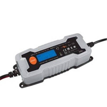 4 RIDE SBC-61238 - Battery charger (for all types of motorcycle and car batteries with capacity up to 125Ah SAE/SAE)