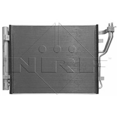 NRF 35986 - A/C-kondensor (med torktumlare) passar: HYUNDAI I30 KIA CEE'D, PRO CEE'D 1.6D/2.0D 12.06-12.12