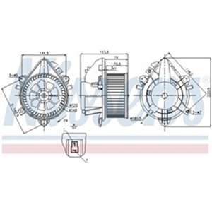 87124 Interior Blower NISSENS - Top1autovaruosad