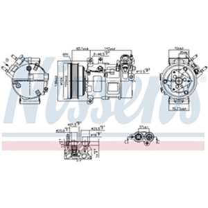 890776 Compressor, air conditioning NISSENS - Top1autovaruosad