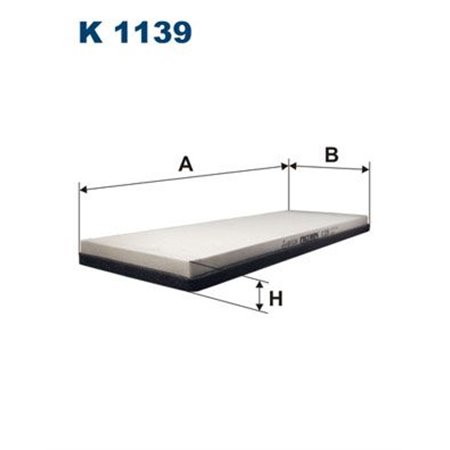 K 1139 Filter, kabin luft FILTRON