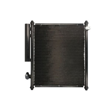 THERMOTEC KTT110071 - A/C condenser (with dryer) fits: HONDA JAZZ II 1.2/1.3/1.4 03.02-10.08