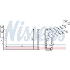 NIS 70221 Kütteseade sobib: AUDI 80 B3, 80 B4, 90 B3, A4 B5, CABRIOLET B3, 