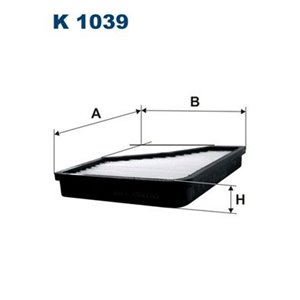 K 1039 Suodatin, matkustamon ilma FILTRON - Top1autovaruosad