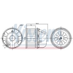 87817 Interior Blower NISSENS - Top1autovaruosad