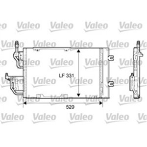 VALEO 818168 - A/C condenser (with dryer) fits: OPEL ASTRA H, ASTRA H CLASSIC, ASTRA H GTC, ZAFIRA B 1.3D-2.0 04.04-