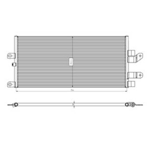 350389 Kondensor, luftkonditionering NRF - Top1autovaruosad