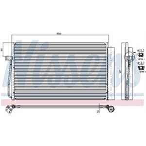 NISSENS 94747 - A C condenser  with dryer - Top1autovaruosad