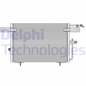 TSP0225083 Condenser, air conditioning DELPHI - Top1autovaruosad