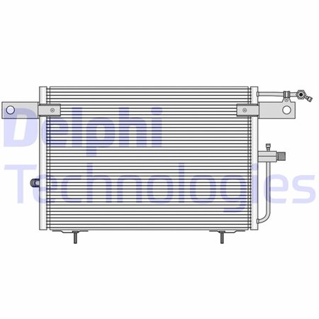 TSP0225083 Condenser, air conditioning DELPHI