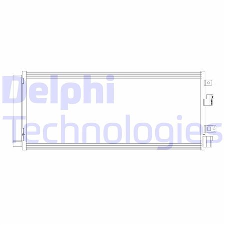 CF20381 Condenser, air conditioning DELPHI