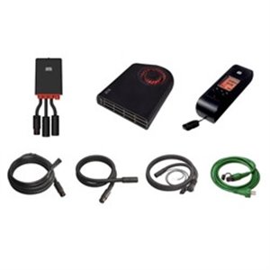The WarmUp II 1900 SmartStart™ kit includes a Termini™ II 1900 interior heater, a MultiCharger 1205R Flex battery charger, a Sma