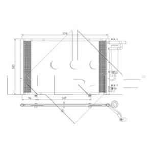 350396 Condenser, air conditioning NRF - Top1autovaruosad