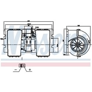 87790 Вентилятор салона NISSENS - Top1autovaruosad