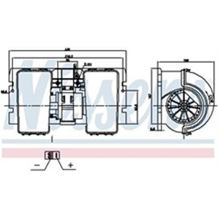 87790 Вентилятор салона NISSENS