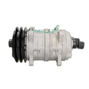 TCCI QP16-1182 - Universal A/C compressor QP16, way of fitting Eye, pulley diameter 135mm, pulley type A2, 24V (oil included)