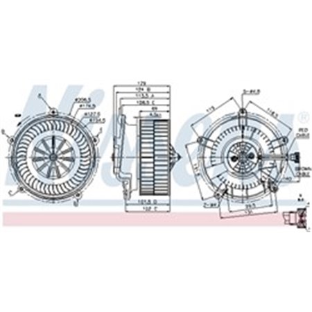 87119 Interior Blower NISSENS