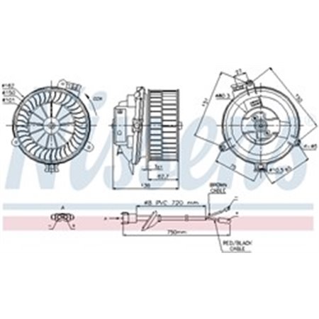 87153 Interior Blower NISSENS