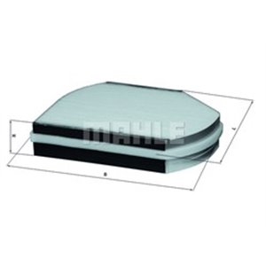 KNECHT LA 37 - Cabin filter fits: MERCEDES C T-MODEL (S202), C (W202), CLK (A208), CLK (C208), CLK (C209), E T-MODEL (S210), E (