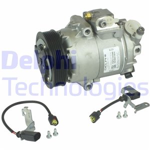 DELPHI TSP0159344 - Air-conditioning compressor fits: AUDI A2; SEAT CORDOBA, CORDOBA VARIO, IBIZA II, IBIZA III, IBIZA IV, IBIZA