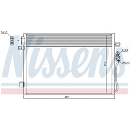 940379 Kondensaator,kliimaseade NISSENS